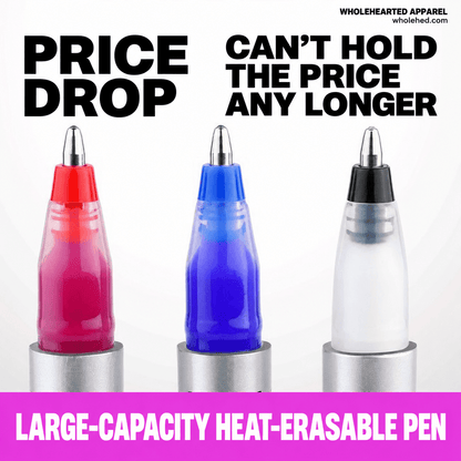 1397★ Heat-Erasable Fabric Marking Pen for Garment Sewing, Leather and Cloth.