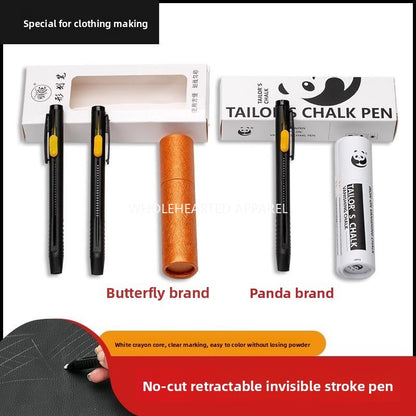 1645★  High temperature invisible pull line pen Leather scribing pen Invisible scribing chalk pull line Crayon Sewing machine Line drawing auxiliary tool