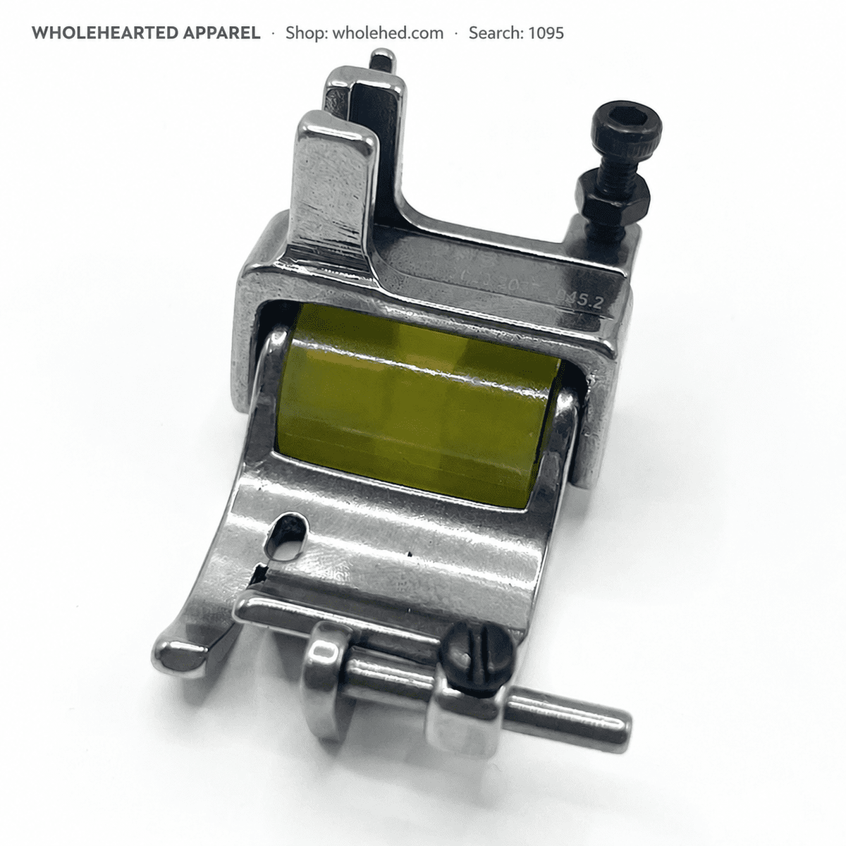 1095★ Adjustable-Width Roller Hemming Presser Foot for Industrial Flatbed Sewing Machines, Pant Hems and Shirt Collars