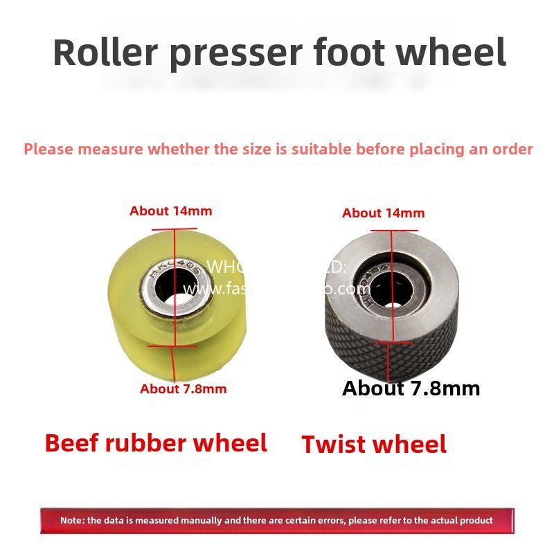 1291★  New 0.3 roller P58N/T360/T361 original roller presser foot wheel wear-resistant and durable