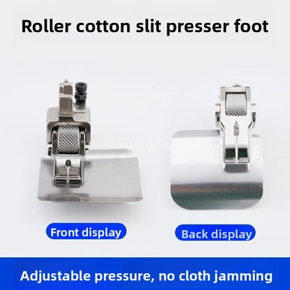 1635★  New all-steel upgraded roller row cotton row presser foot industrial computer flat car adjustable cotton curtain large panel sewing