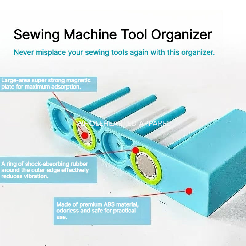 1010★V2 |  Magnetic Bobbin Holder Rack for Sewing Machines, No Installation Required.