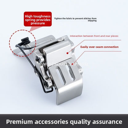 1655★  [Special for medium and thick materials] VVS boutique double needle car presser foot Special for medium and thick materials Presser foot Over seam and bone too thick