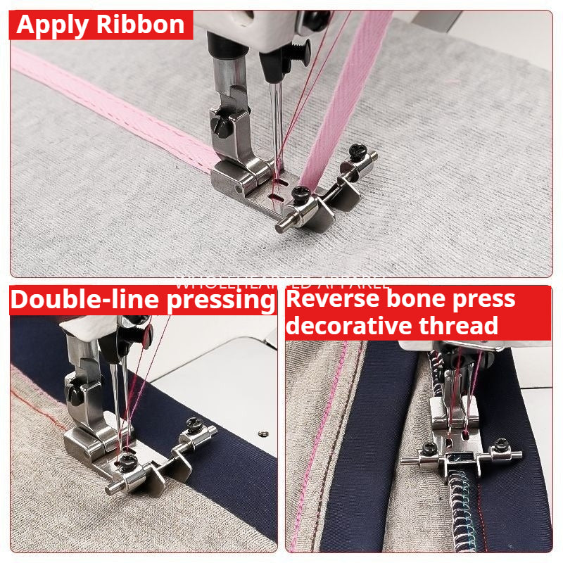 1777★ New 380 Chainstitch Double Needle Presser Foot for Tape Binding and Double Stitching★