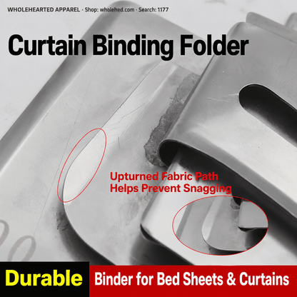1177★ Curtain Hemming and Edge Binding Folder for Industrial Sewing Machines