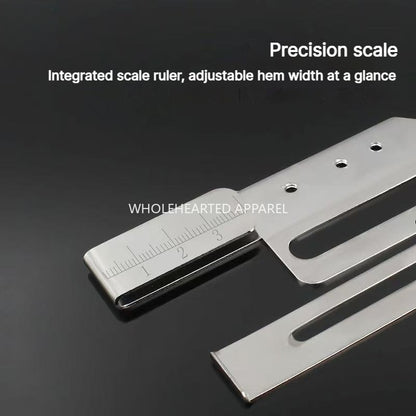 1920★ Adjustable Hemming Folder for 3-Needle 5-Thread Coverstitch Machine, Sewing Attachment.