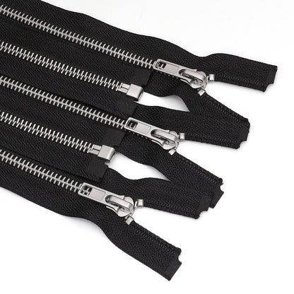 3102  Zipper No. 5 copper metal open tail opening dumb automatic head zinc alloy clothing jacket access control zipper