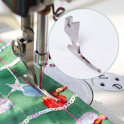 1805★ Prensatelas especial para coser telas de vestidos de novia y de noche con lentejuelas y abalorios★
