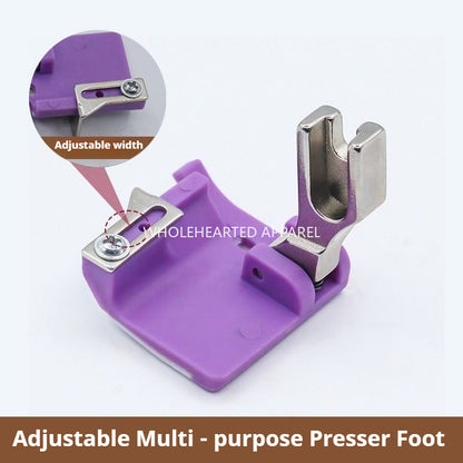 1808★ P284 Prensatelas de guía de borde multiusos para máquinas de coser computarizadas de pespunte, para dobladillos y pliegues en pantalones★