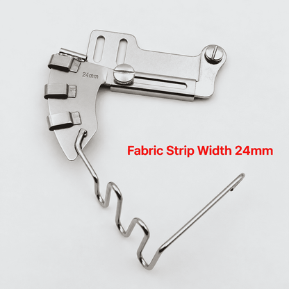 1025★ New Arrivals 2 | More Options | 4-in-1 Cord Piping Binder Attachment for Duvet Covers, Pillowcases and Cotton Cord Sewing, Industrial Sewing Machine Accessory.