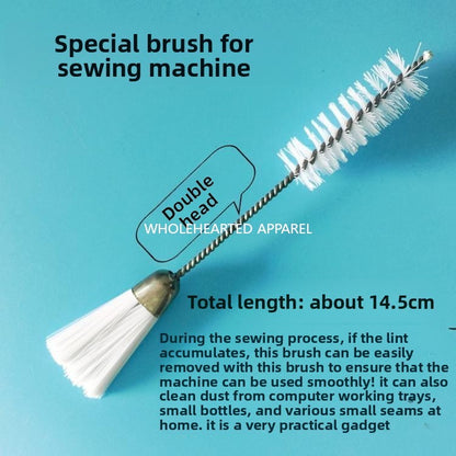 1665★  Sewing machine cleaning brush Computer keyboard Mechanical internal plush dust cleaning tool Single and double head small brush