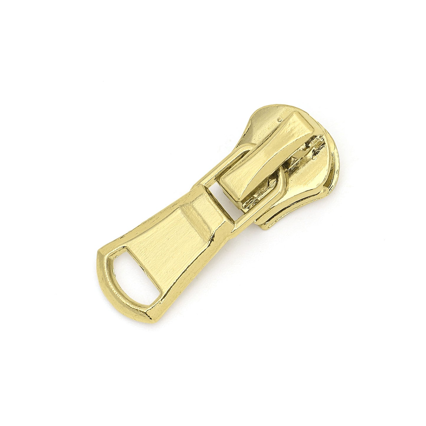 3093  Zipper No. 3 and No. 5 metal slider A3025 white light gold gun color slider zinc alloy clothing and luggage zipper applicable