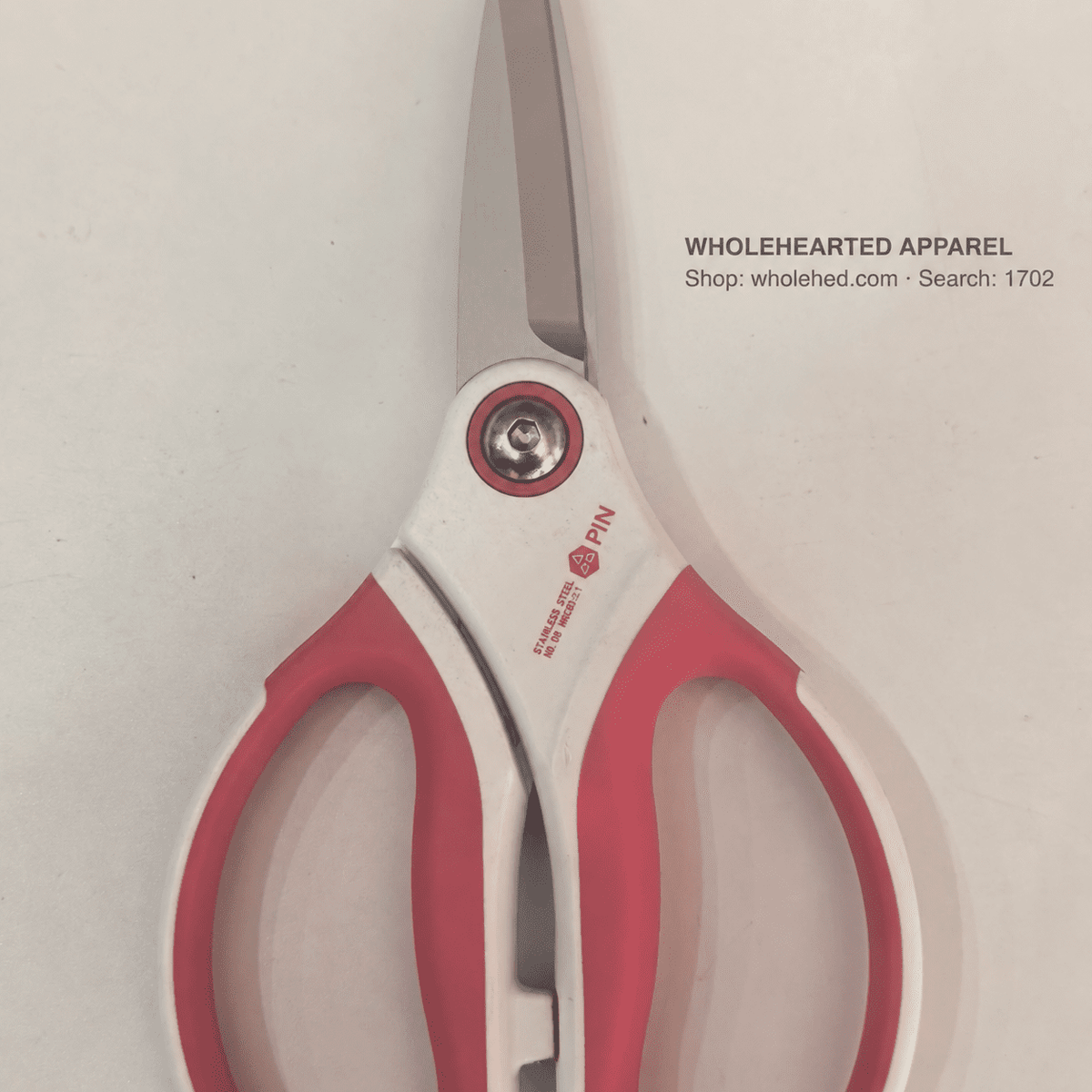 1702★ Heavy-Duty Garment Scissors for Factory, Home and Kitchen Use, Open-Blade Style.