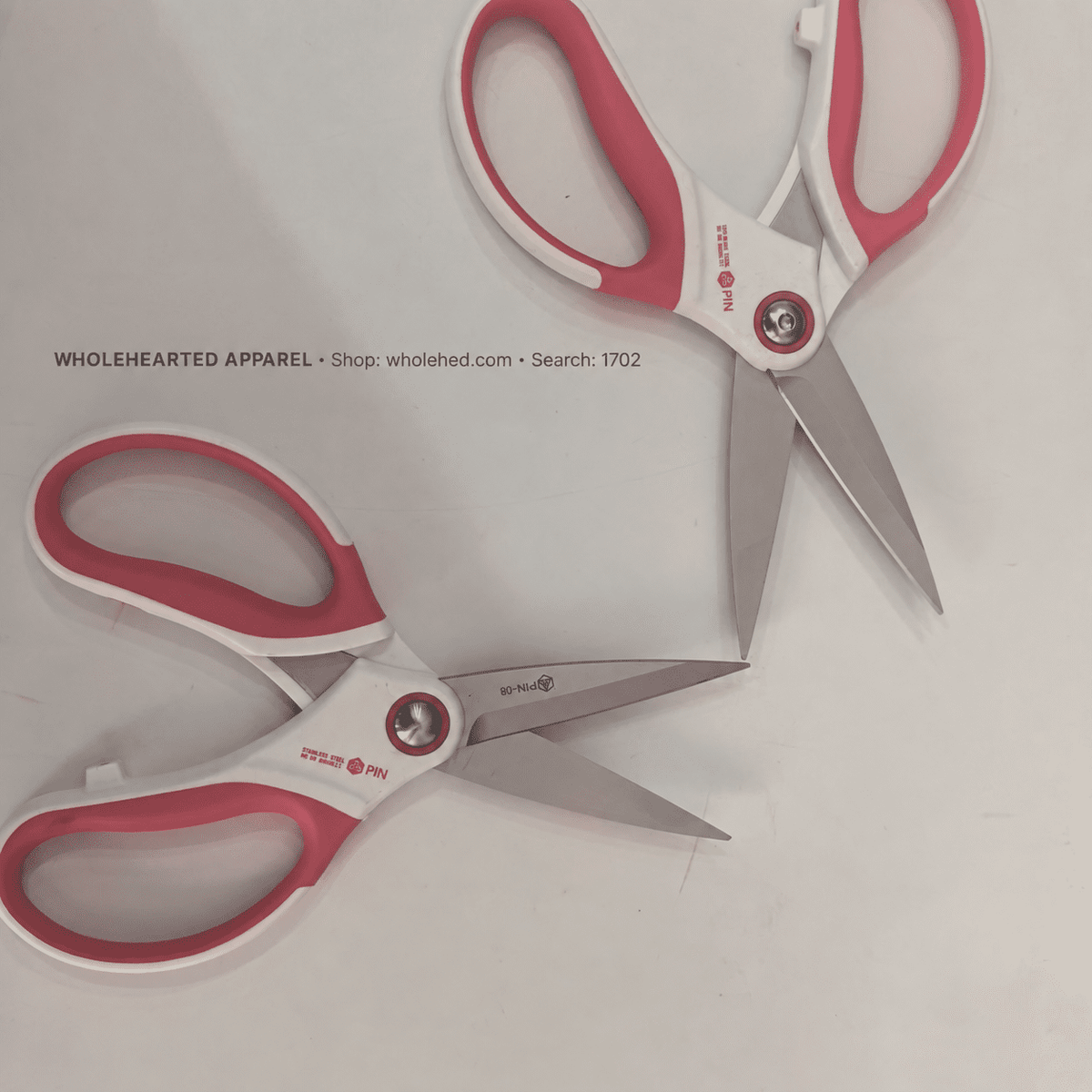 1702★ Heavy-Duty Garment Scissors for Factory, Home and Kitchen Use, Open-Blade Style.