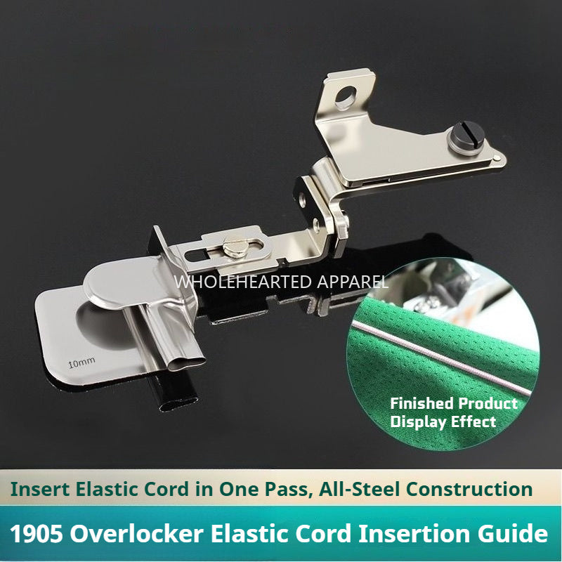 1905★ Nuevo accesorio de ribeteador 3 en 1 para máquinas de coser overlock, ideal para costuras laterales de prendas de vestir★