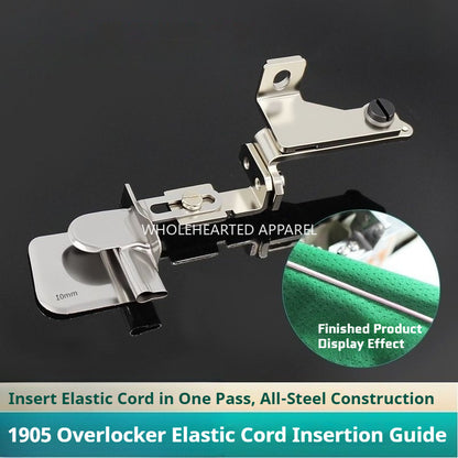 1905★ Nuevo accesorio de ribeteador 3 en 1 para máquinas de coser overlock, ideal para costuras laterales de prendas de vestir★