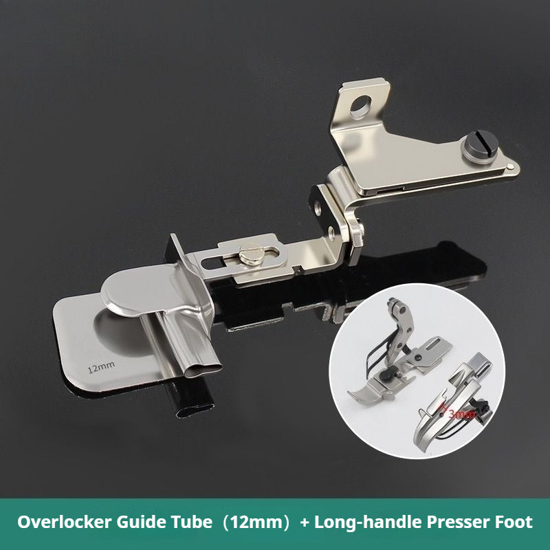 1905★ Nuevo accesorio de ribeteador 3 en 1 para máquinas de coser overlock, ideal para costuras laterales de prendas de vestir★