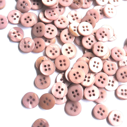 3009  Natural shell material, natural buttons, dyed buttons, spray paint dyed buttons, natural flaws, uneven