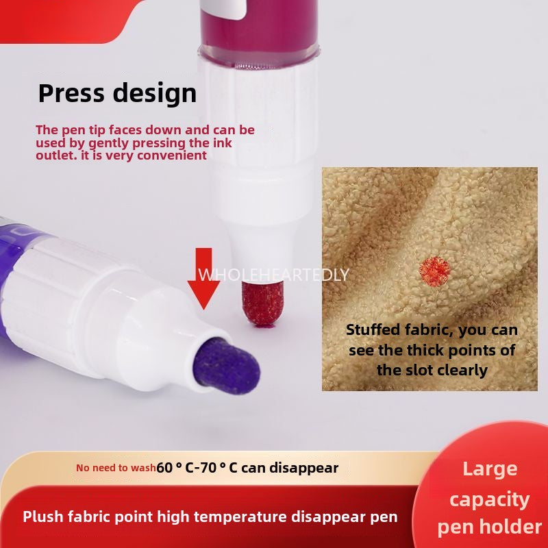 1018★ Big Mac high temperature disappearance pen extra thick clothing factory special marker pen scribing ironing pen heating automatic fading pen