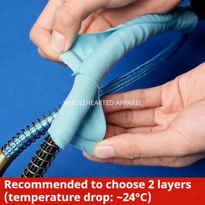 1751★ Steam Iron Heat-Insulating Sleeve for Garment Factories, Anti-Scald Insulation Cover for Steam Hoses, Sewing Accessory★