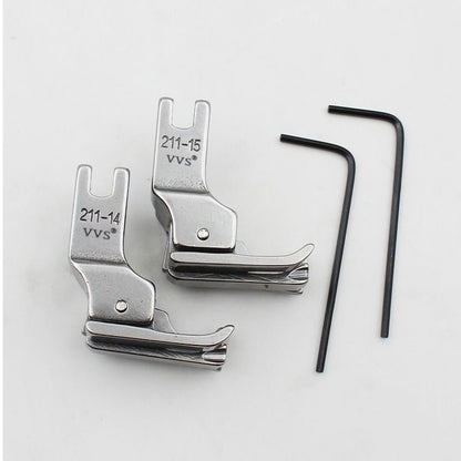 1547★  Sewing machine accessories, flat car dual-purpose high and low presser foot, double-line cutting stop press line stop open line multi-functional presser foot