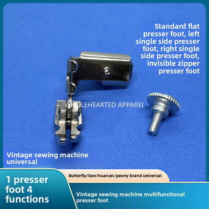 1672★  Old-fashioned household sewing machine multi-functional presser foot butterfly flying pedal sewing machine invisible zipper unilateral presser foot