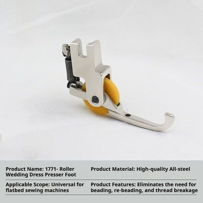 1771★ Special Roller Presser Foot for Sequin and Beaded Bridal Fabric Sewing★
