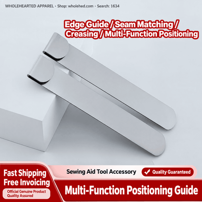 1634★ Multifunctional Sewing Edge Guide for Topstitching and Seam Alignment, Clothing and Home Textiles