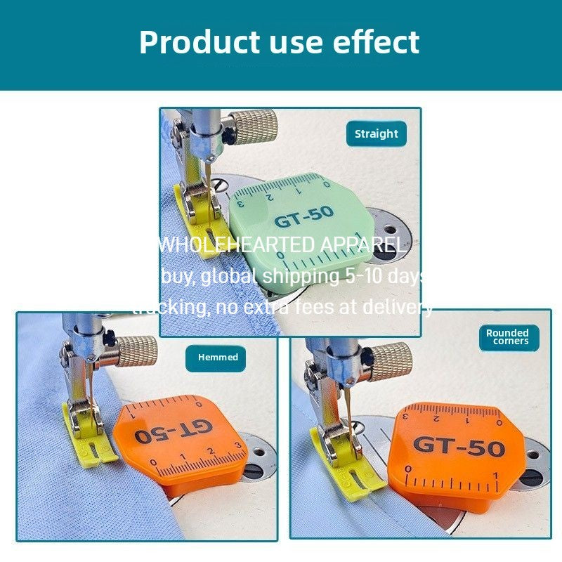 1598★  [Accurate rib] New flat car plastic magnet sizing fabric anti-roll rib with scale multi-function locator sewing machine accessories