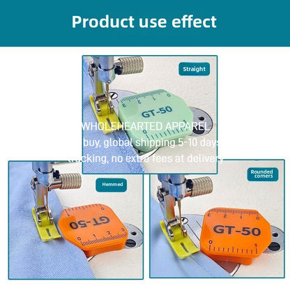 1598★  [Accurate rib] New flat car plastic magnet sizing fabric anti-roll rib with scale multi-function locator sewing machine accessories