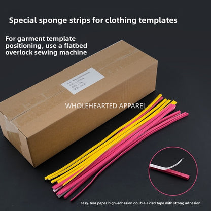 1704★  Clothing template positioning Sponge strip Flat car template machine Special positioning Foam strip consumables Sewing machine accessories