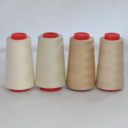 3053  Thread 402 Sewing Thread Household High Speed Thread Sewing Machine Pagoda Polyester Flat Car Large Roll Black and White Color