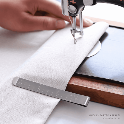 1663★ Metal Sewing Hemming Clip Sewing Clip 3 Inch Measuring Ruler Quilting Clip Fixed Ruler DIY Sewing Fixed Marker.