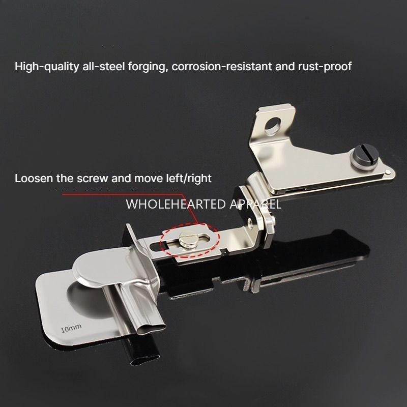 1905★ Nuevo accesorio de ribeteador 3 en 1 para máquinas de coser overlock, ideal para costuras laterales de prendas de vestir★