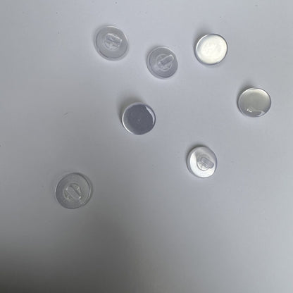 3023  Button Shirt Round Transparent Spherical Hand Sewn Resin Pearl Button Button Chiffon Dress Top Sweater