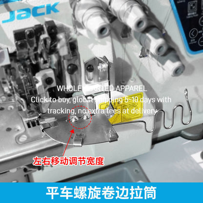 1491★  Industrial edge locking machine Copy edge machine Overlock sewing machine Pull cylinder Edge hemming device Edge hemming cylinder Wrap cylinder Edge cylinder Rope cylinder