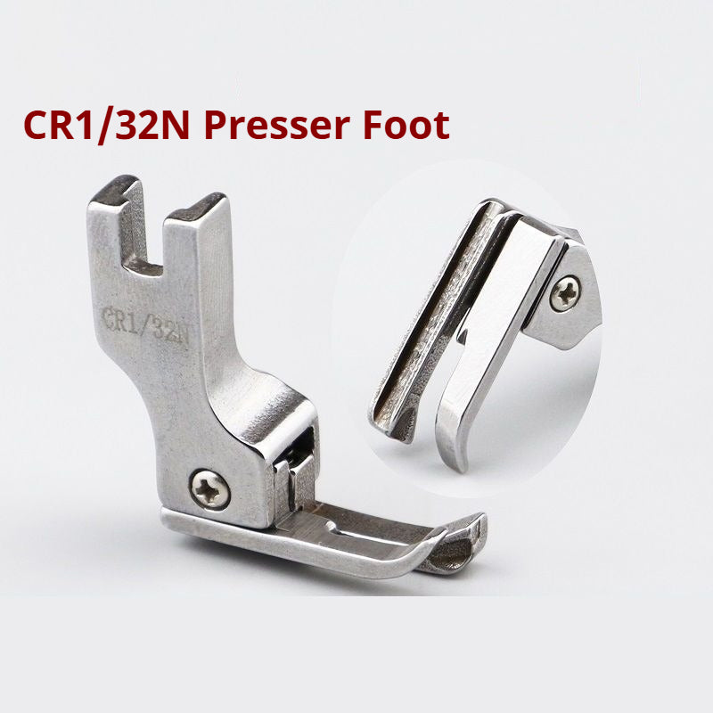 1802★All-Steel Grooved Compensating Presser Foot CR1/32N for Lockstitch Sewing Machines★