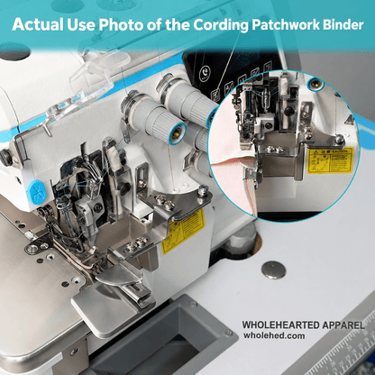 1756★ Pengikat Cording Patchwork dan Renda dengan Sepatu Presser yang Dapat Disesuaikan untuk Mesin Obras EX/700.