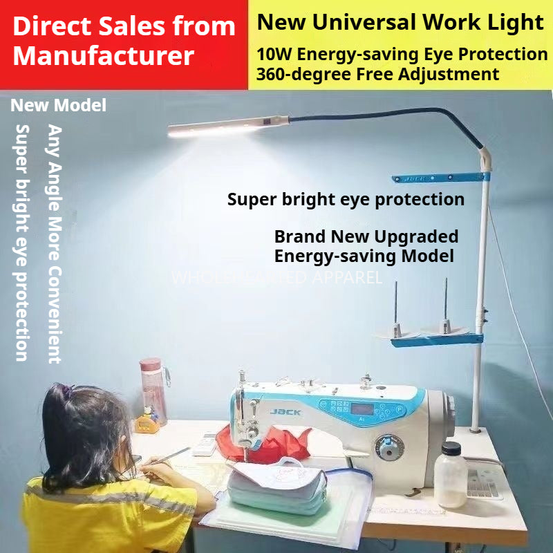1716★  New wire frame universal clothing lights, eye protection and energy saving adjustable clothing lights, sewing machine lighting special LED work lights★