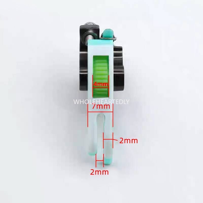 1020★  New T58N upper zipper roller small presser foot pressing line 0.3 flat car special POM material roller narrow presser foot