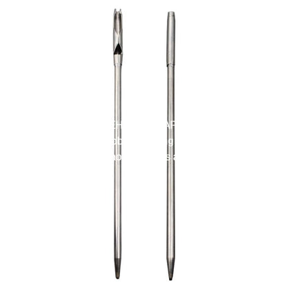 1470★ New pneumatic eye button door rope threading tool, hat waist belt pneumatic eye can wear rope head