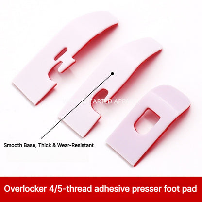 1913★ Upgraded 2nd Gen No-Fold Teflon Presser Foot Pad for 4/5-Thread Overlock Machines.