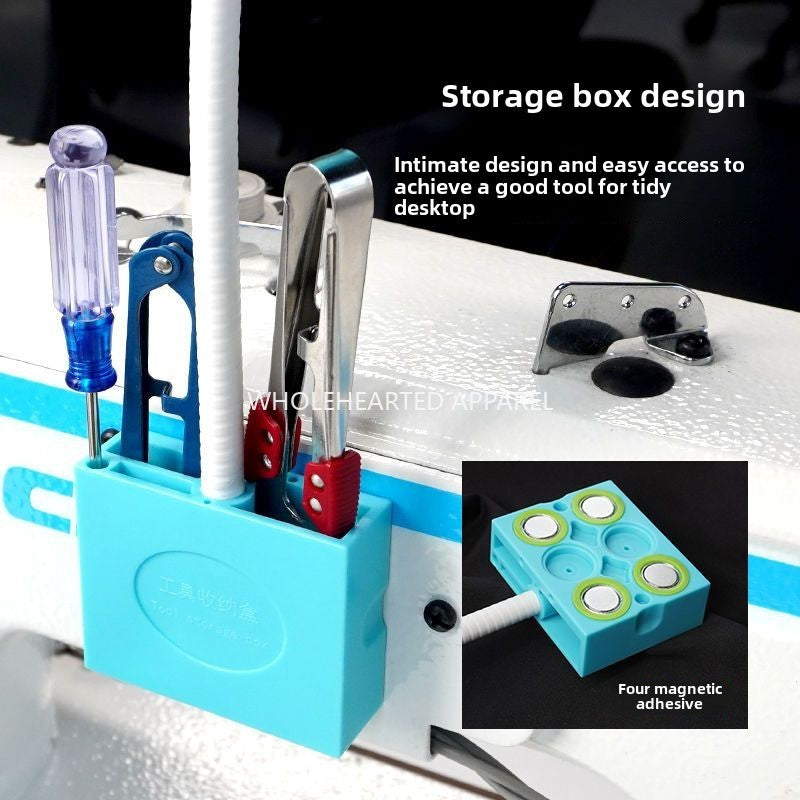 1437★  [New] Shockproof sewing machine Universal mobile phone holder Flat car Magnet fixing clip Edge locking machine Ham car rotation