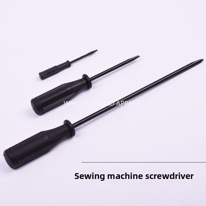 1667★  High-quality thin knife edge sewing machine special one-word screwdriver, screwdriver, screwdriver, sewing machine needle, maintenance tool, black carbon steel screwdriver