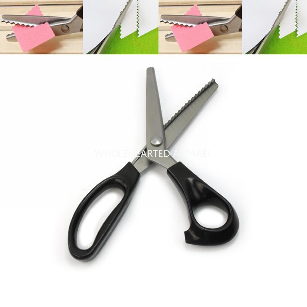 1682★  Cut triangular serrated half arc tailor cut pattern cut wave cut lace paper cut sewing scissors tooth cloth cut cloth