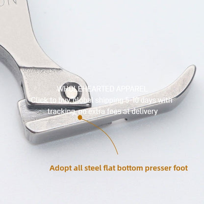 1500★  All-steel flat car left and right unilateral press foot invisible zipper press angle P36N P36LN plastic single press foot flat seam car
