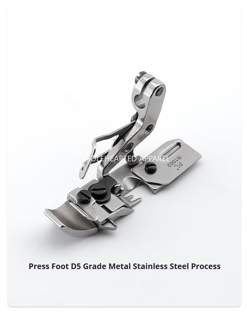 1746★ Premium all-steel overlock machine transparent shoulder-strap presser foot, left-right adjustable, anti-skew EX998 sewing accessory★