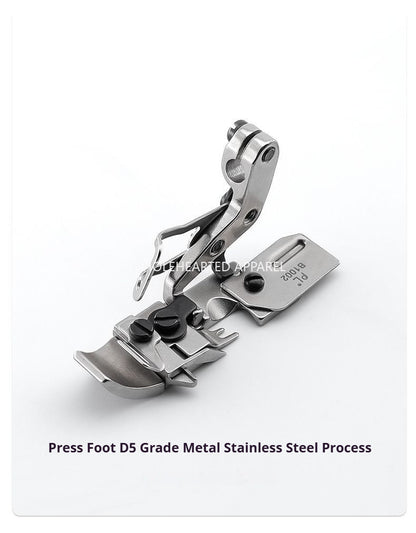 1746★ Premium all-steel overlock machine transparent shoulder-strap presser foot, left-right adjustable, anti-skew EX998 sewing accessory★