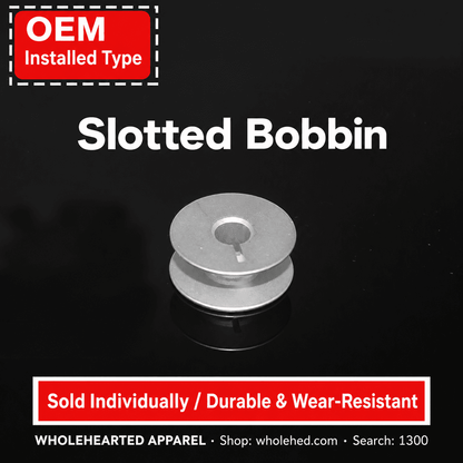 1300★ Durable Anodized Aluminum Bobbin for Industrial Flatbed and Computerized Sewing Machines