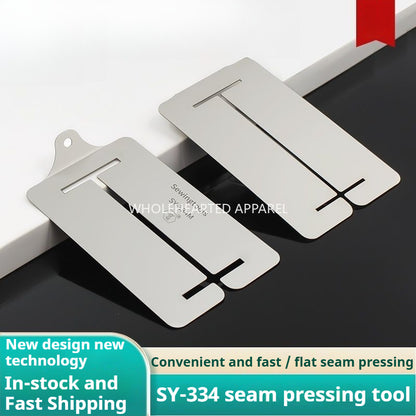 1730★  New SY-334 boutique stainless steel ironing separate sewing gadget sewing hand ironing strip splitting artifact★